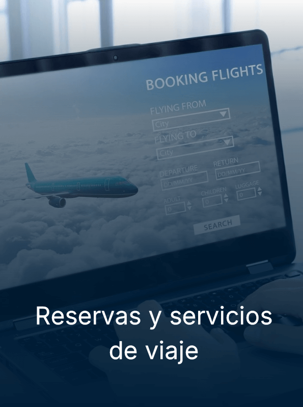 Reservas y servicios de viaje